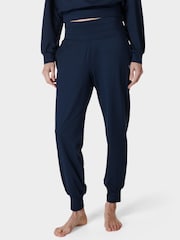 Sweaty Betty Navy Blue Gaia Performance Yoga Joggers - Image 3 of 8