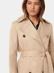 Forever New Cream Payton Petite Soft Trench Coat - Image 2 of 5