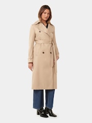Forever New Cream Payton Petite Soft Trench Coat - Image 3 of 5