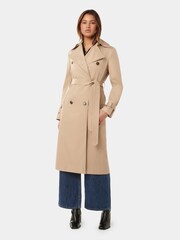 Forever New Cream Payton Petite Soft Trench Coat - Image 5 of 5