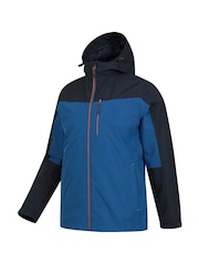 Mountain Warehouse Blue Brisk Extreme Mens Waterproof Jacket - Image 1 of 4