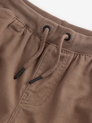 Marron fauve - Pantalon Pull-On à Taille Côtelée (3-16ans) - Image 3 of 5