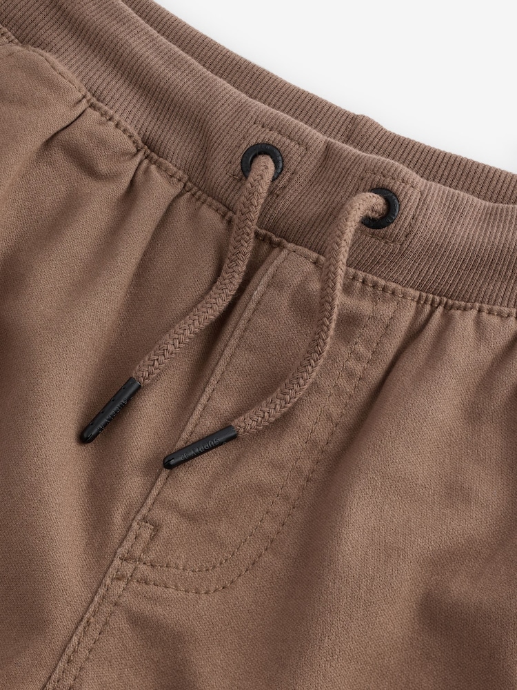 Marron fauve - Pantalon Pull-On à Taille Côtelée (3-16ans) - Image 3 of 5