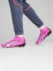 Chaussures de football Puma Ultra Match Fg/AG sans lacets pour hommes - Image 1 de 6