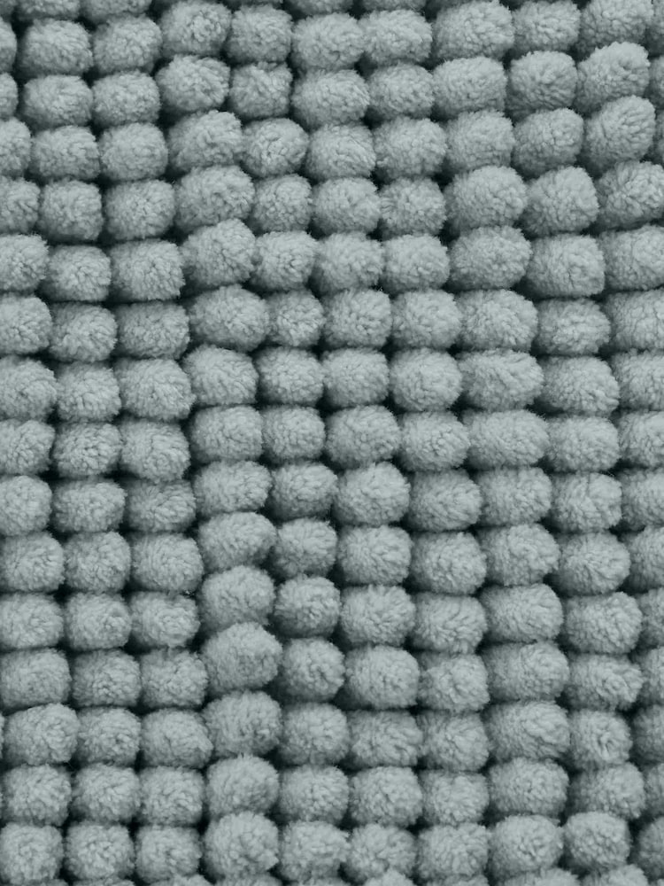 Catherine Lansfield Sage Green Bobble Bathmat - Image 3 of 3 Catherine Lansfield Sage Green Bobble Bathmat - Image 3 of 3
