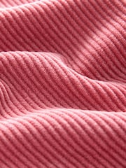 Pink Washed Cord Wide Leg 100% Cotton Trousers - Image 6 of 6