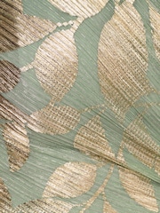 Adrianna Papell Green Foil Asymmetric Dress - Image 3 of 6