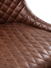 Julian Bowen Brown Luxe Faux Leather Barstool - Image 5 of 6
