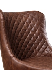 Julian Bowen Brown Luxe Faux Leather Barstool - Image 6 of 6