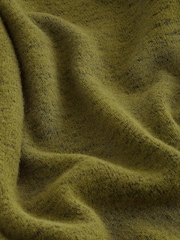 Olive Green Lightweight Jersey Cosy Hoodie - Image 6 of 6