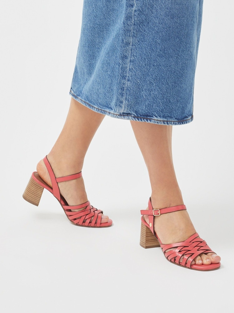 Radley London Crossways Road Weave Block Heeled Sandals - Image 1 of 4