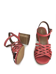 Radley London Crossways Road Weave Block Heeled Sandals - Image 4 of 4