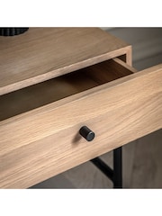 Gallery Home Natural Settat Natural 1 Drawer Bedside Table - Image 5 of 8