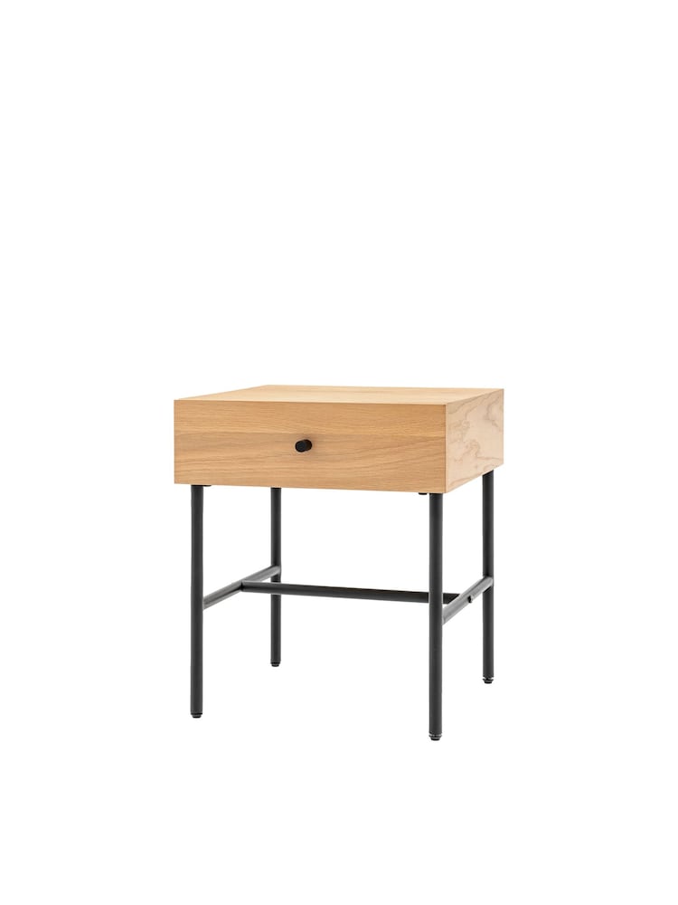 Gallery Home Natural Settat Natural 1 Drawer Bedside Table - Image 6 of 6 Gallery Home Natural Settat Natural 1 Drawer Bedside Table - Image 6 of 6