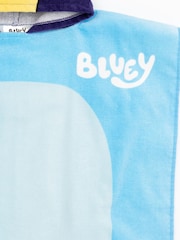 Vanilla Underground Blue Kids Bluey 100% Cotton Towel Poncho - Image 5 of 7