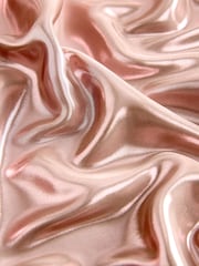 Rose Gold Satin Foil Midi Skirt - Image 6 of 7