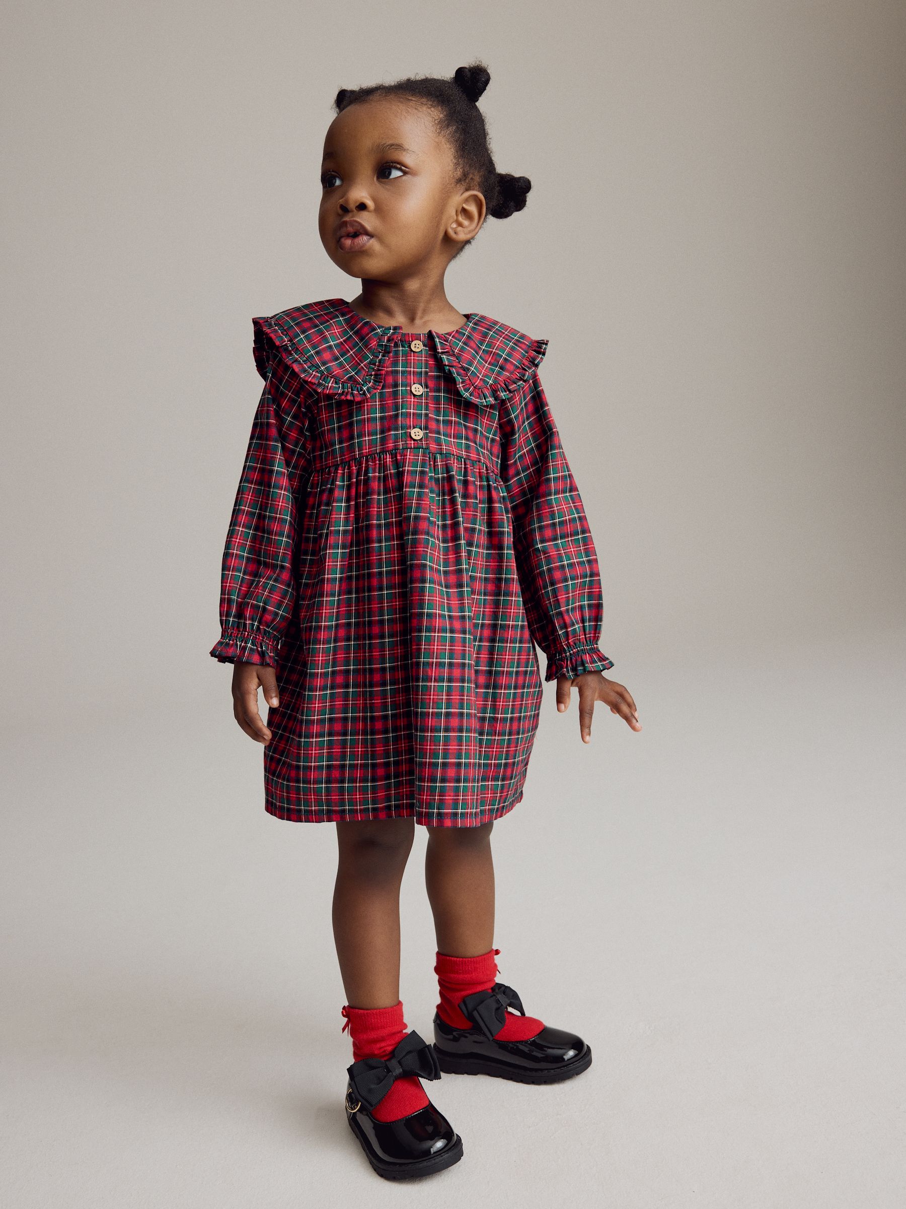 Red tartan dress next store