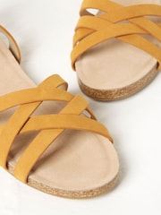 FatFace Beth Yellow Sandals - Image 3 of 3