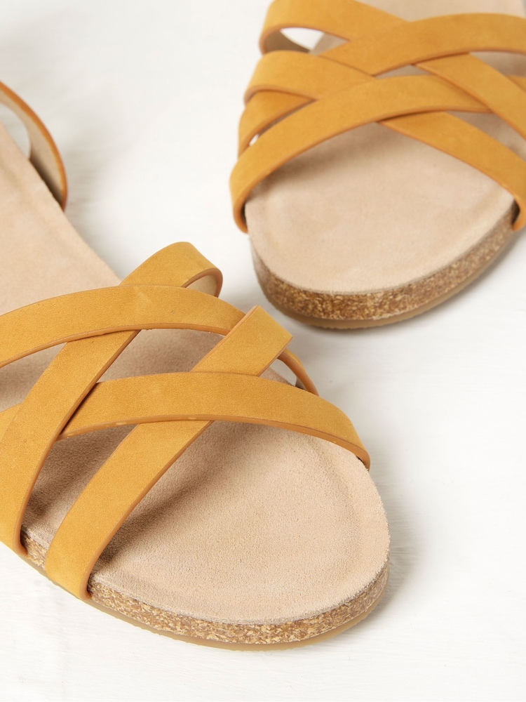 FatFace Beth Yellow Sandals - Image 3 of 3 FatFace Beth Yellow Sandals - Image 3 of 3
