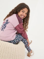 FatFace Dusky Purple Butterfly Sweatshirt - Image 3 of 7