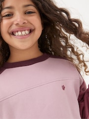 FatFace Dusky Purple Butterfly Sweatshirt - Image 4 of 7