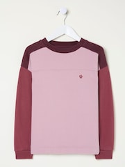 FatFace Dusky Purple Butterfly Sweatshirt - Image 6 of 7