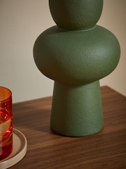MADE.COM Green Freyja Ceramic Table Lamp - Image 3 of 6