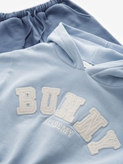 Blue Hoodie And Wide Leg Joggers Set (3mths-7yrs) - Image 7 of 9