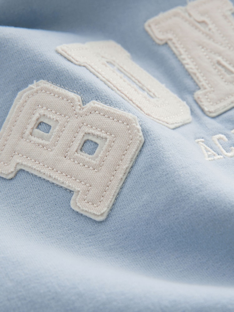 Blue Hoodie And Wide Leg Joggers Set (3mths-7yrs) - Image 9 of 9