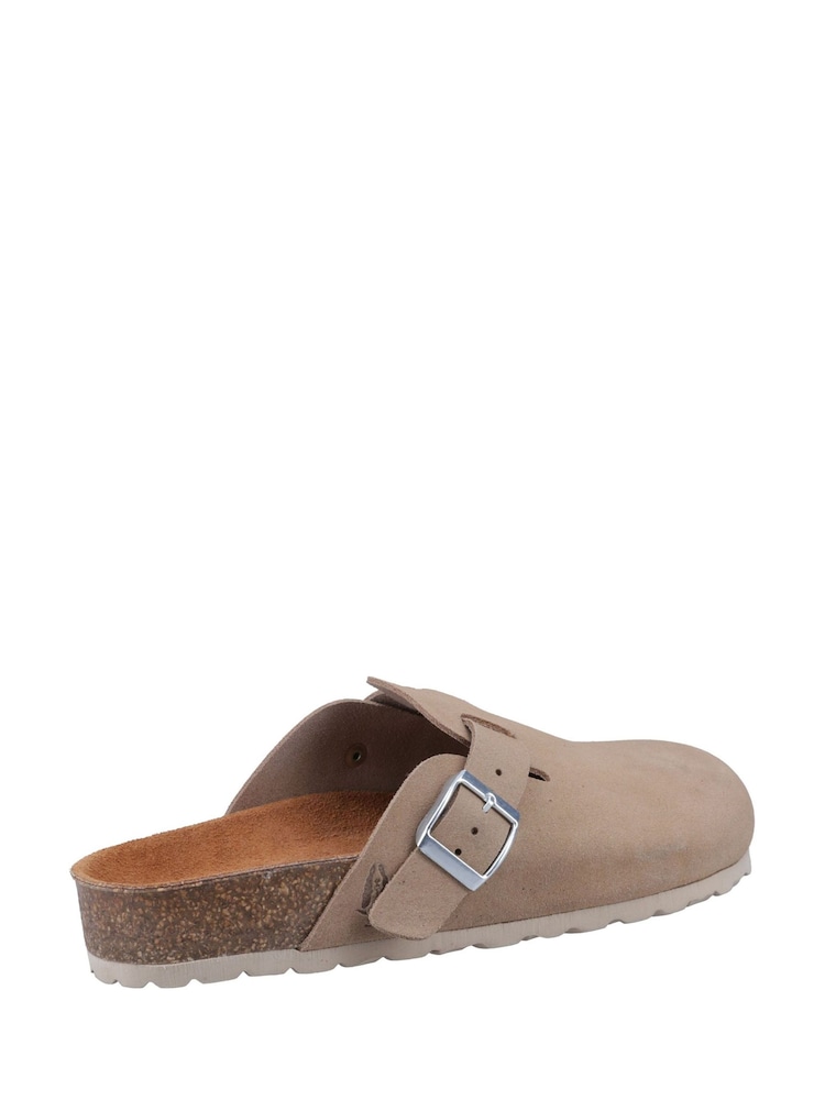 Natural - Hush Puppies Bailey Closed Toe Mule Clogs - Imagen 2 de 5 Natural - Hush Puppies Bailey Closed Toe Mule Clogs - Imagen 2 de 5