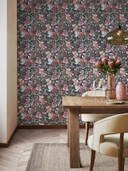 Multi Rustic Romantic Floral 10M Wallpaper - Image 1 of 6