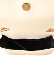 Versace Small Nappa Leather Medusa Crossbody Cream Bag - Image 3 of 6