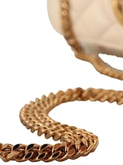 Versace Small Nappa Leather Medusa Crossbody Cream Bag - Image 5 of 6