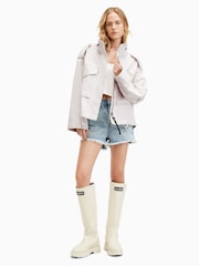 AllSaints Grey Amelia Jacket - Image 3 of 8