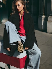 Leopard - Saboți cu talpă confortabilă din piele Forever Comfort® - Image 2 of 5
