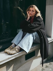 Leopard - Saboți cu talpă confortabilă din piele Forever Comfort® - Image 4 of 5