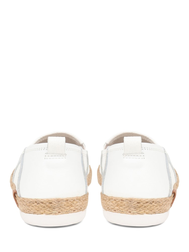 Jones Bootmaker Milan Leather Espadrille Flats - Image 3 of 5
