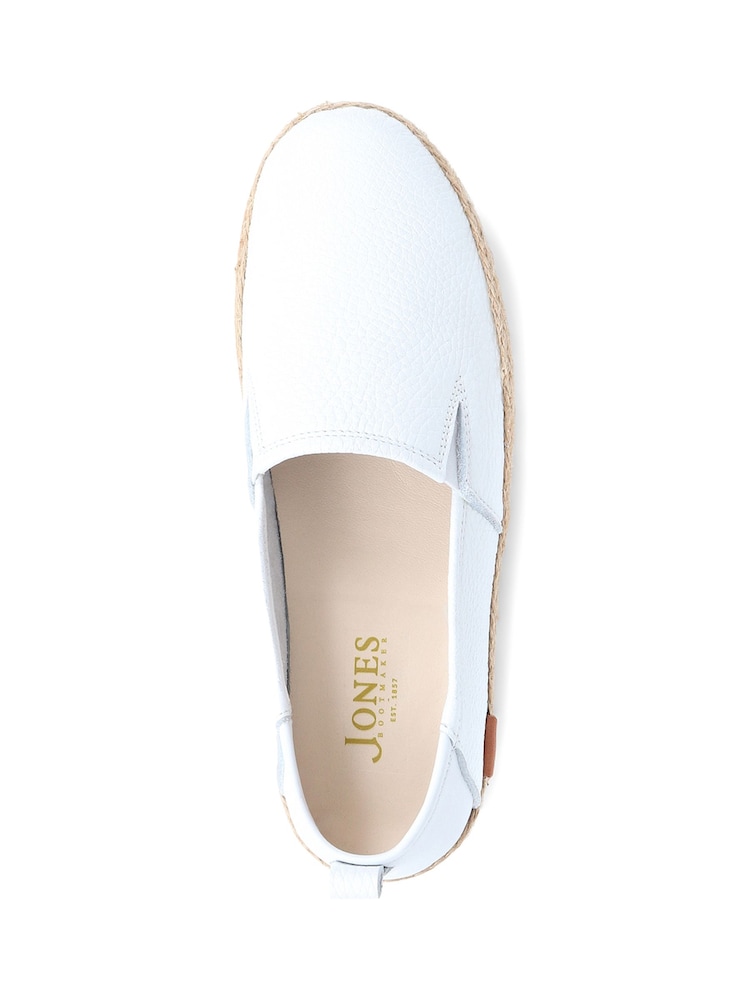 Jones Bootmaker Milan Leather Espadrille Flats - Image 4 of 5