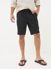 FatFace Seaton Black Ripstop Pull On Shorts - Image 1 of 5