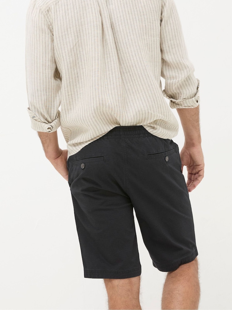 FatFace Seaton Black Ripstop Pull On Shorts - Image 2 of 5