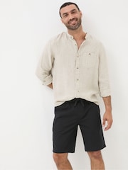 FatFace Seaton Black Ripstop Pull On Shorts - Image 3 of 5