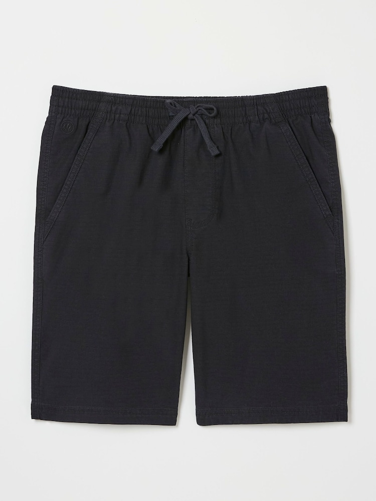 FatFace Seaton Black Ripstop Pull On Shorts - Image 5 of 5