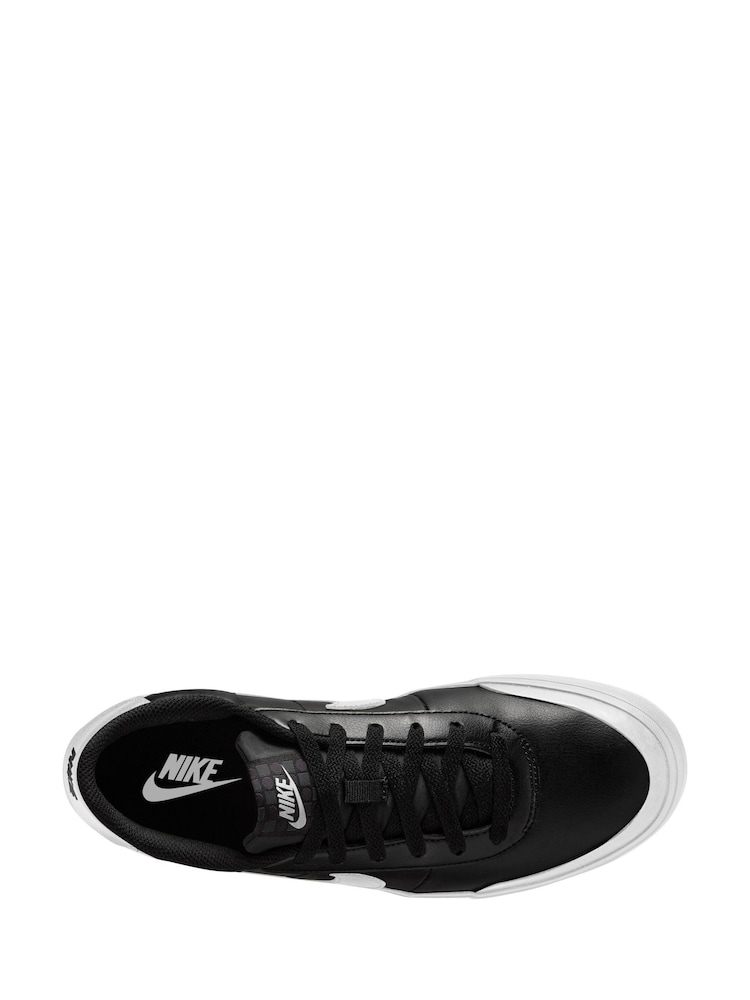 Noir - Nike Court Shot Trainers - Image 3 of 4