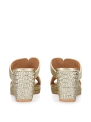 Dorado - Sandalias con cuña Gala 70 de Carvela - Imagen 4 de 5