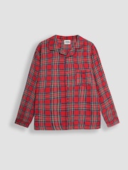 JoJo Maman Bébé Mens Check Woven Pyjamas Set - Image 2 of 5