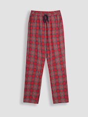 JoJo Maman Bébé Mens Check Woven Pyjamas Set - Image 4 of 5