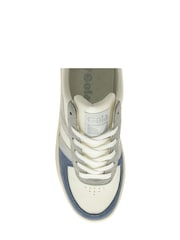Gola off white Ladies Grandslam Quadrant Lace Up Trainers - Image 4 of 4