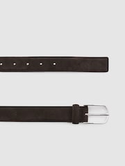 Reiss Chocolate Carrie Suede Belt - Image 3 of 4