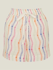 Accessorize White Stripe Shorts - Image 4 of 4