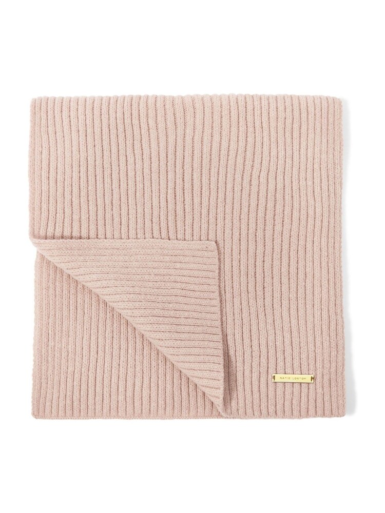 Katie Loxton Pink Knitted Scarf - Image 2 of 3